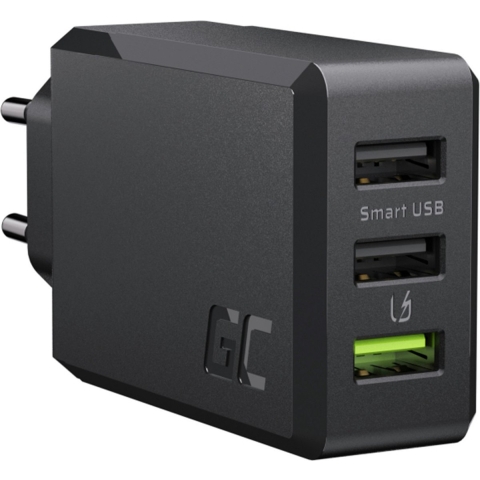3-port Oplader GC ChargeSource3 3xUSB 30W met fast charging
