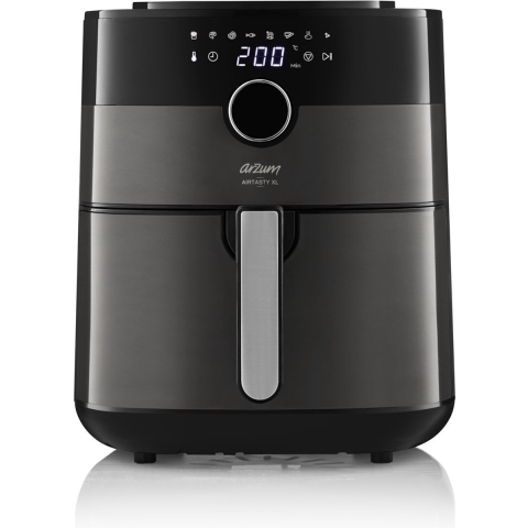 arzum AR2074-G Airfryer 6 l Timerfunctie, Oververhittingsbeveiliging Zilver, Zwart
