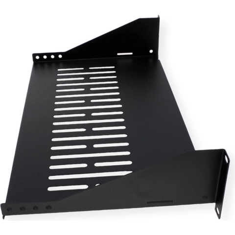 VALUE 19-Legplank, 485 x 250mm, 2HE, max. 15kg, zwart