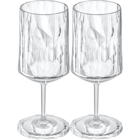 Koziol - Wijnglas, 0.3 L, Set van 2, Organic, Transparant - Koziol | C