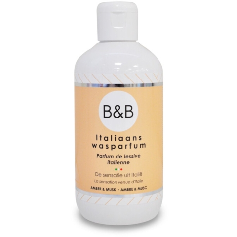 2x B&B Italiaanse Wasparfum Wasparfum Amber&Musk 250 ml