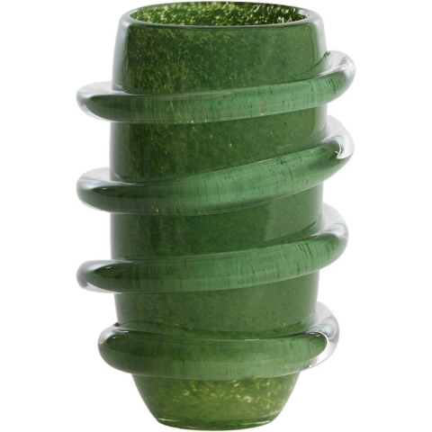 Light & Living Light&living Vaas Ø16,5x25 cm ODATE glas groen