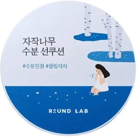 ROUND LAB Birch Juice Moisturizing Sun Cushion SPF50 15g