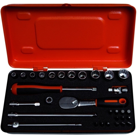 Bahco dopsleutelset 1/4" met bits | 6730MBP