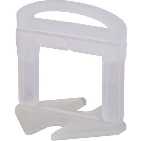 Rubi Delta Level Systeem Clips | Dikte 0,5 mm | Hoogte 3-12 mm | 400 stuks - 03931