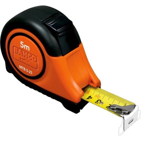 Bahco rolbandmaat 5m 25mm mag-eng | MTB-5-25-M-E