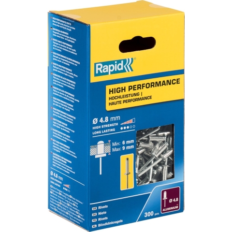 Rapid High Performance blindklinknagels | 4,8x12mm | 300 st | Box - 5001436