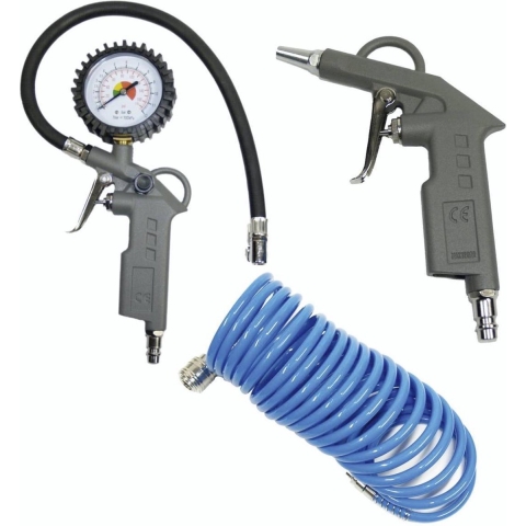 Aerotec Persluchtcompressor, toebehorenset | inhoud 3-delig | 1 stuk - 200654 - 200654