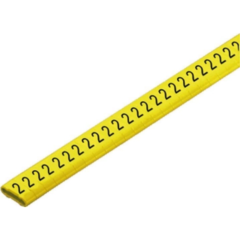 Weidmüller CLI M 2-4 GE/SW 1 CD Markeerring Opdruk 1 Buitendiameter 10 tot 317 mm 1568301505