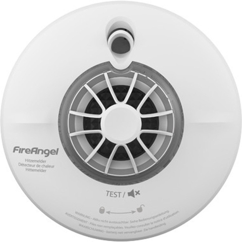 FireAngel HT-630-EUT Hittemelder Naar draadloos om te zetten, Incl. batterij (10 jaar) werkt op batterijen (Ø x h) 135 mm x 60 mm