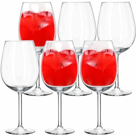 Royal Leerdam Wijnglazen Plaza - 6x stuks - glas - 330 ml