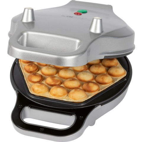 Clatronic WA 3772 Wafelijzer Anti-aanbaklaag Zilver