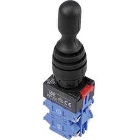 TRU COMPONENTS LAS0-K-40C41 Joystick 250 V/AC Rechte hendel Schroeven IP67 1 stuk(s)