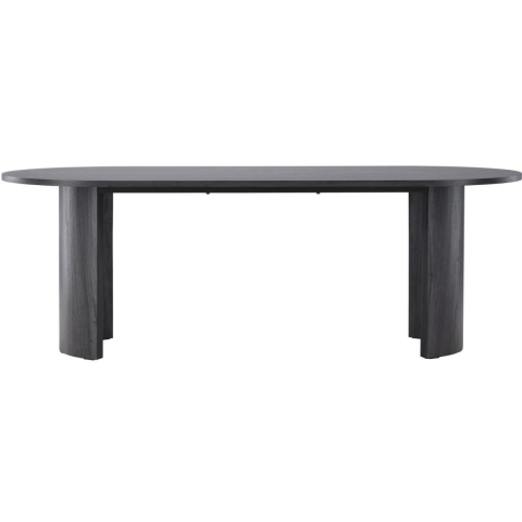 Svea - Silvio ovale eettafel - 100 x 220 cm - zwart