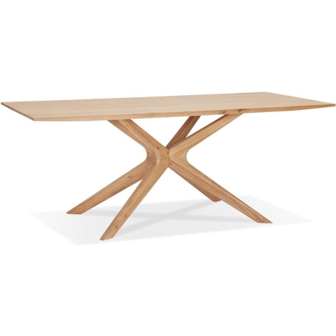 ALTEREGO MANITOU 195 Massief eiken tafel - Beige