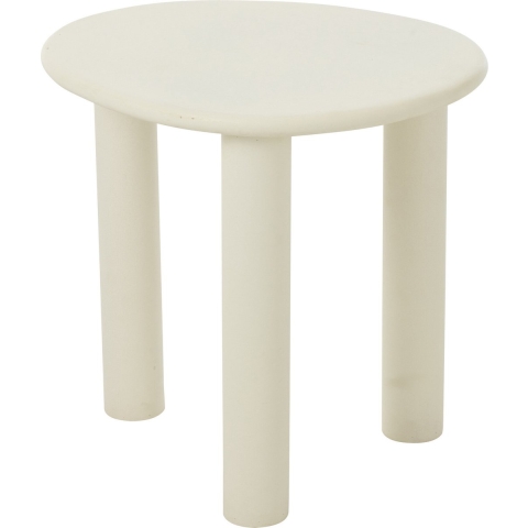 J-Line bijzettafel Bali - hout - wit - small