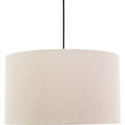 EGLO Feniglia Hanglamp - E27 - Ø 38 cm - Beige|Zwart - Linnen