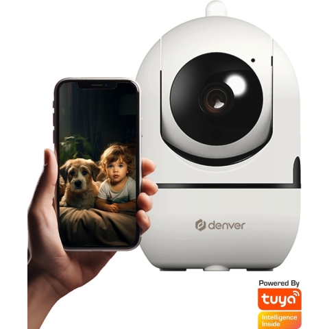 Denver WiFi IP Camera voor binnen roterend SMART Wi-Fi TUYA - 7900152