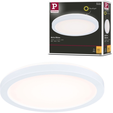 Paulmann Atria Shine LED-lamp voor vochtige ruimte LED 11.2 W Warmwit Wit
