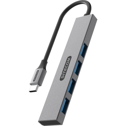 USB-C naar 4x USB-A Tiny USB-hub