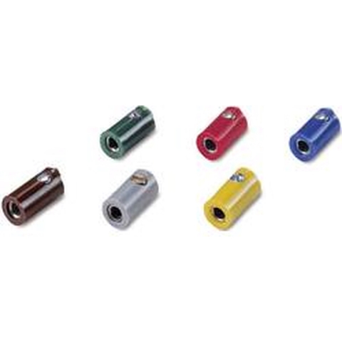 717727 Modelspoor mof 2.6 mm 100 stuk(s) Zonder dwarsgat Grijs