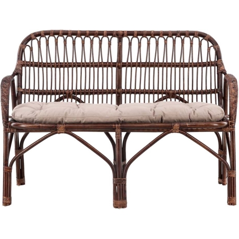 Venture Home Nella 2-zitsbank 62 x 93 x 129 - Donker Walnoot