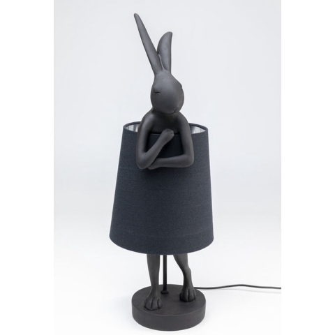 Kare Design Animal Rabbit Tafellamp 68 Cm - Mat Zwart