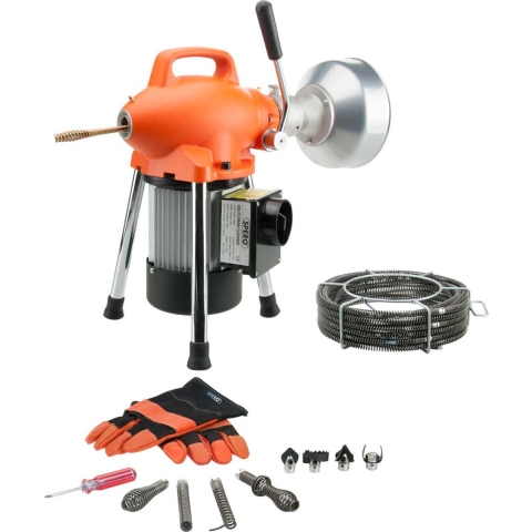 Spero SPR01 Elektrisch roterende afvoerontstopper van 390Watt - SPR01
