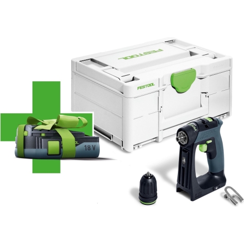Festool CXS 18-Basic-3,0 Accu-schroefboormachine | Promo | + 3.0Ah accu - 578063