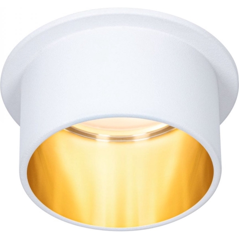 Paulmann 93380 PAULMANN LED-inbouwlamp LED LED vast ingebouwd 6.5 W Wit (mat), Goud
