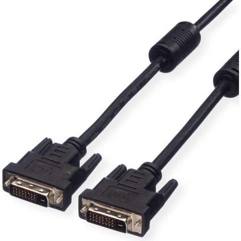 VALUE DVI monitorkabel, DVI M/M, (24+1) dual link, 5,0m, 7,5 m