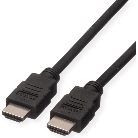 ROLINE HDMI High Speed kabel met Ethernet M-M, LSOH, zwart, 3 m