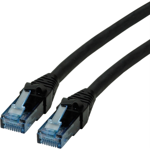 ROLINE Patchkabel Cat.6A UTP, Component Level, LSOH, zwart, 15 m