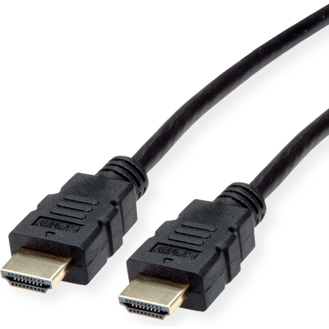 ROLINE HDMI High Speed kabel met Ethernet, TPE, zwart, 5 m