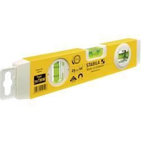 Stabila Type 70 TMW 14010 Torpedo-waterpas Incl. magneet 25 cm 0.5 mm/m