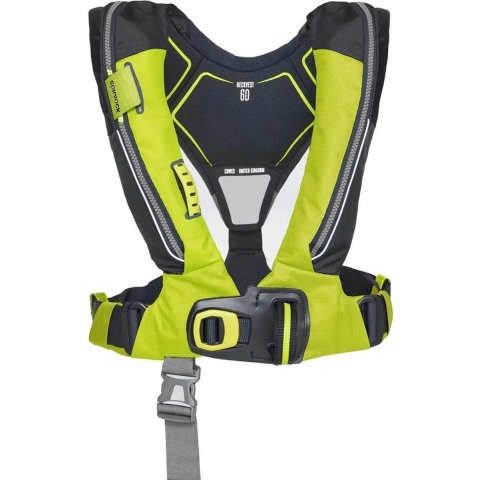 Spinlock Deckvest 6D 170N automatisch reddingsvest geel met quick release
