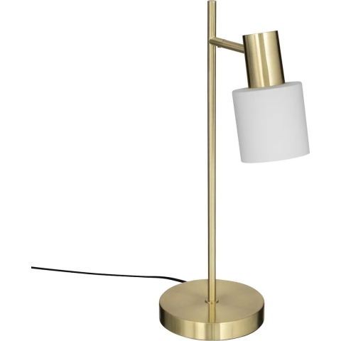 Atmosphera Tafellamp/bureaulampje Athena - metaal - goud - H45 cm - Leeslampje -