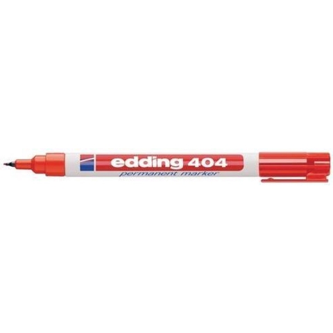 Edding Permanentmarker | rood | streepbreedte 0,75 mm ronde punt | 10 stuks - 4-404002 4-404002