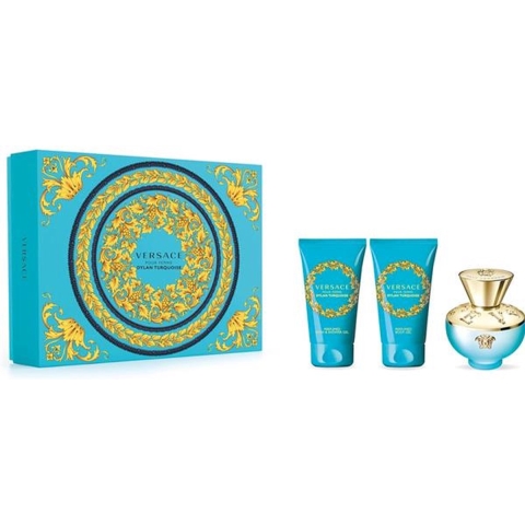 Versace Versace Pour Femme Dylan Turquoise Set (EDT 50ml + BL 50ml + SG 50ml) for Women