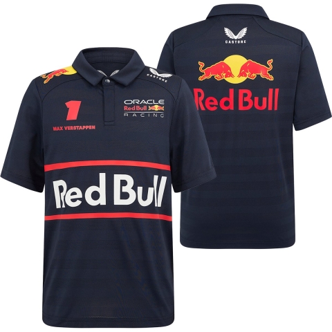 Max Verstappen Polo - 164-170 - Kids - Driver Polo 2025 - Red Bull Racing