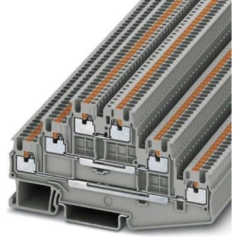 Phoenix Contact 3213713 Meeretageklem 3.5 mm Snelaansluiting Grijs 50 stuk(s)