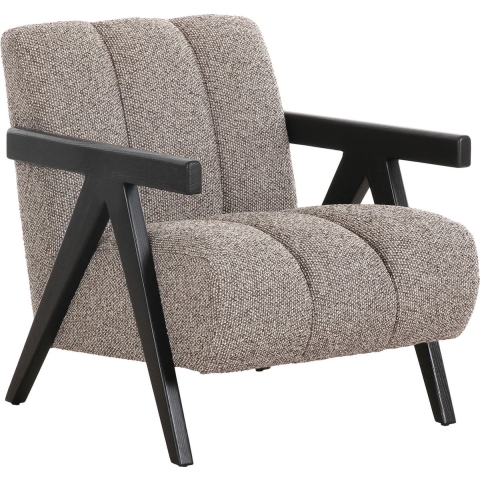 House Nordic - Fauteuil Bruin Stof - Florence