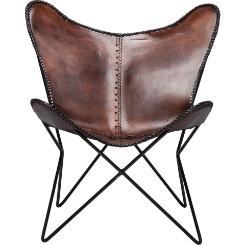 Kare Fauteuil Butterfly Brown Econo