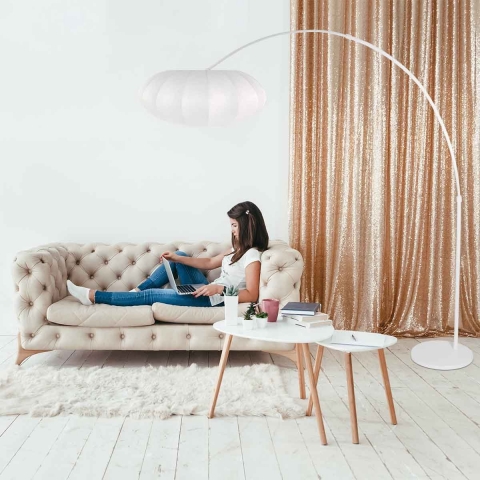 Steinhauer vloerlamp Sparkled light - - metaal - 4185W