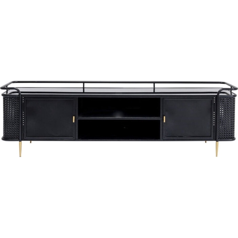 Kare Design Fence Tv-meubel - Zwart Metaal
