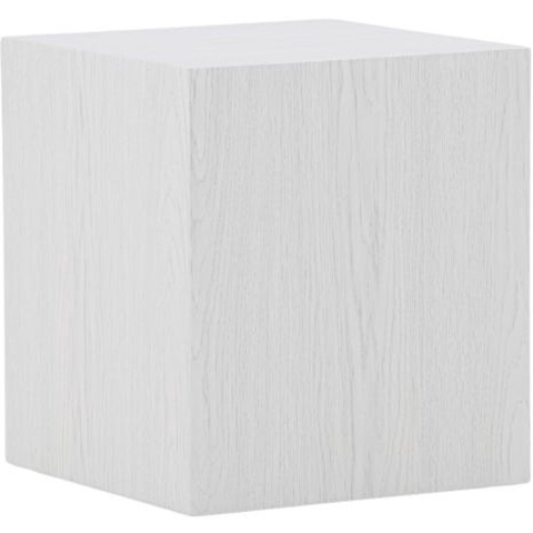 Svea - Clara salontafel mdf - 40 x 40 cm - whitewash