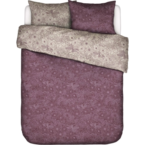Essenza Camille Dekbedovertrek Plum wine 200 x 220 cm