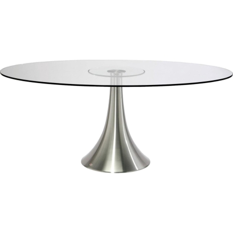 Kare Design Grande Possibilita Ovale Tafel Glas 180 Cm