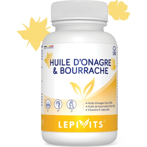 Lepivits Teunisbloem&Borageolie | 180 capsules