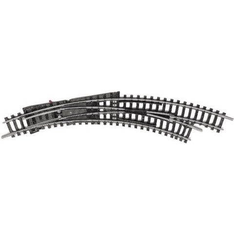 N Minitrix rails T14957 Gebogen wissel, Rechts 42 ° 194.6 mm, 228.2 mm 1 stuk(s)